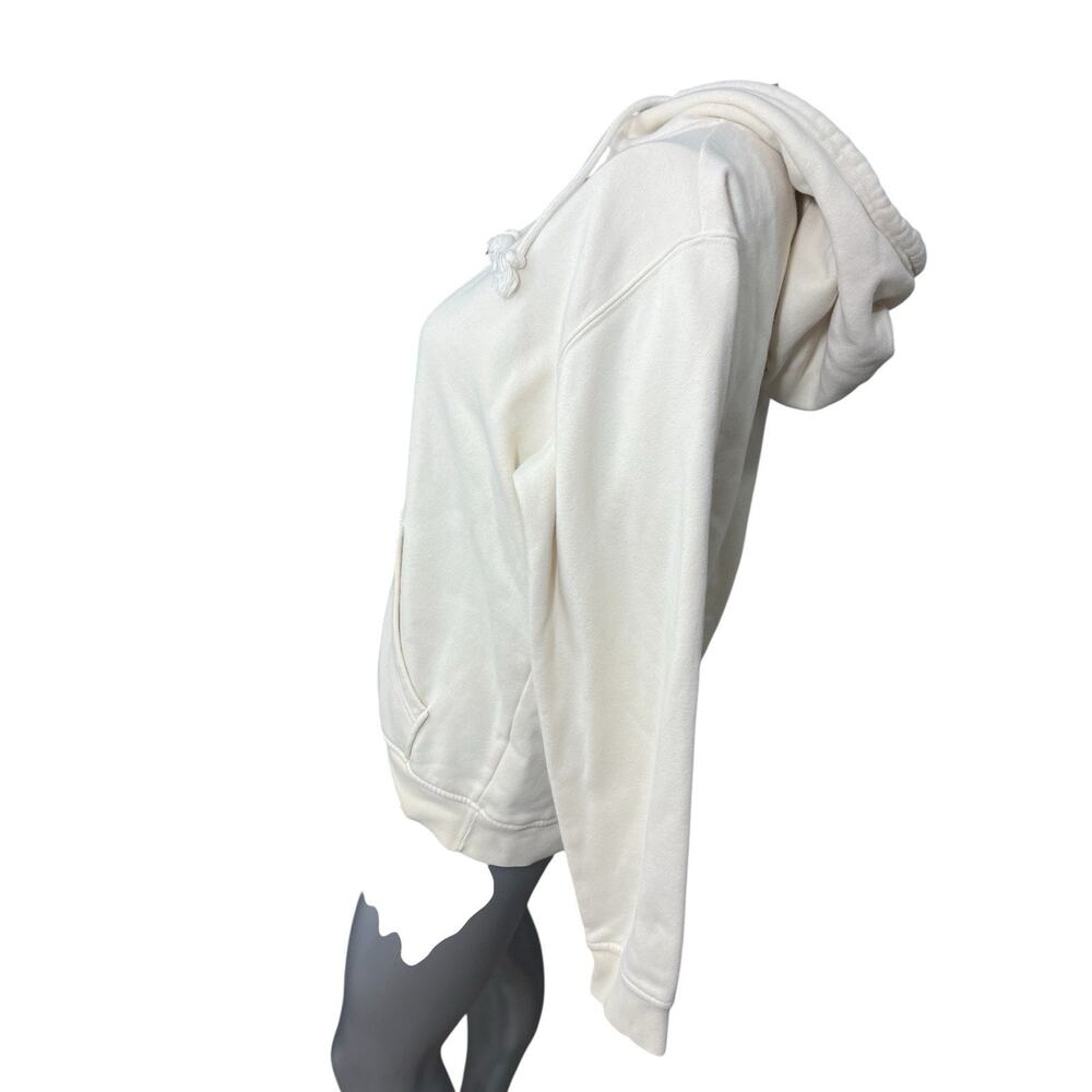 Adidas Essentials Oversized Women's Size S Small Hoodie Ivory Sweatshirt White - Picture 4 of 7